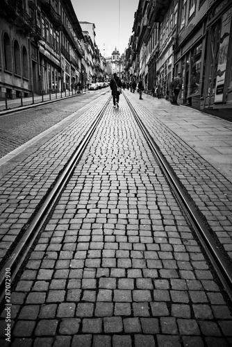 Image of the streets of the Portuguese city of Porto