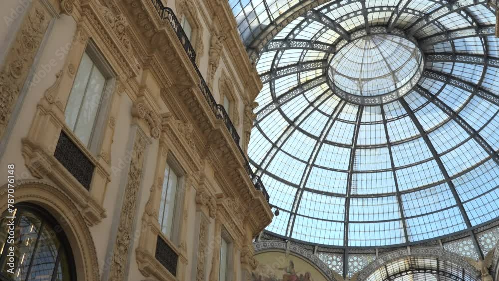 Internal Shots of the Galleria Vittorio Emanuele II - Milan Italy 4K Internal Shots of the Galleria Vittorio Emanuele II - Milan Italy 4K