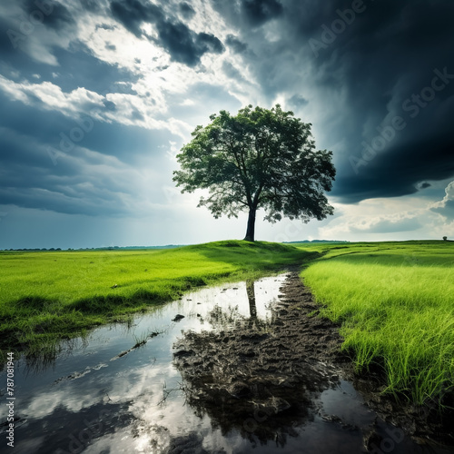 tree on a field © Muhammad