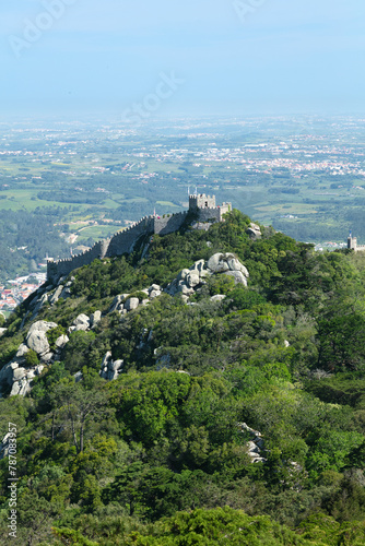 Castle of moors in Sintra, Portugal (ID: 787083957)