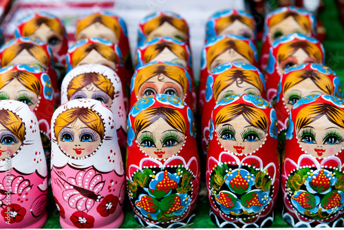 Matryoshka dolls in the shop