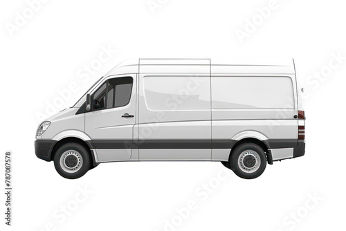 Business van, white car
.isolated on white background
