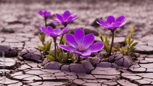 purple flowers