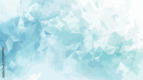Light blue abstract polygonal background. Brand-new c