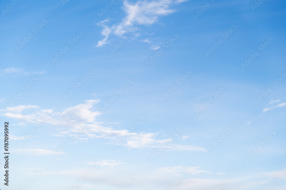 Background of blue sky with clouds