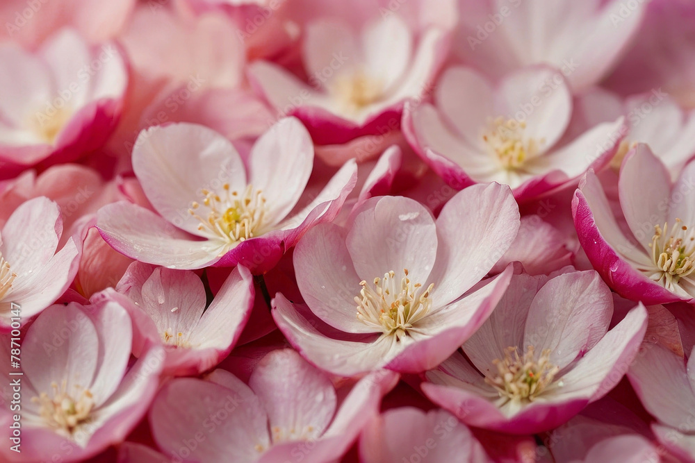 Banner template, cute background in soft pastel pink colors. Sakura flower, cherry petals, spring image. Banner template, cute background in soft pastel pink colors. Sakura flower, cherry petals, spring image.