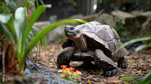 The prettiest tortoise in our backyard photo