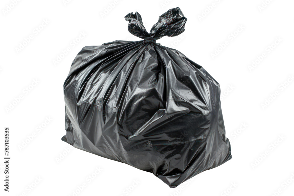 Covered in a black garbage bag
isolated on white background Covered in a black garbage bag
isolated on white background