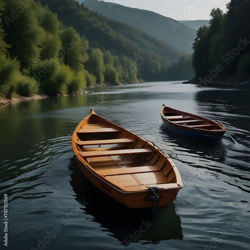 two boats on lake