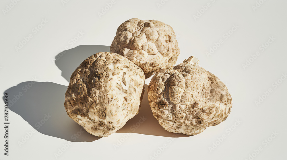 Realistic photo of truffle. Creative artistic diplay of fresh ingredients. AI Generative. Realistic photo of truffle. Creative artistic diplay of fresh ingredients. AI Generative.