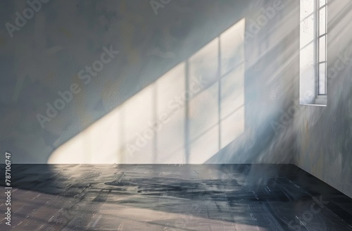 Sunlight Streaming Into an Empty Room