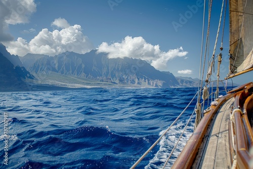 Ocean View From Sailboat