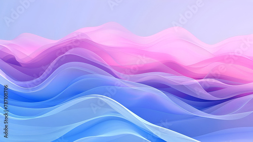A colorful wave with a purple and orange background. The wave is made up of many small dots, giving it a dreamy, surreal appearance
