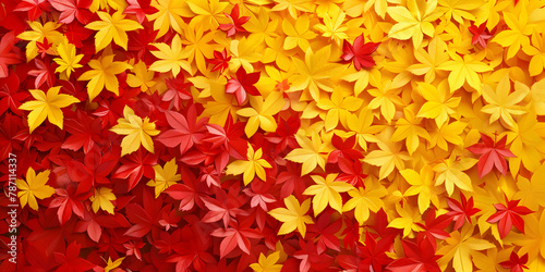 Abstract Autumn Leaves Fall Wallpaper With Colorful Leaves, Enchanting Autumn Leaf Carpet