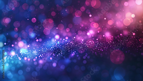 Mesmerizing Light Display: Abstract Wallpaper with Blue and Purple Illumination