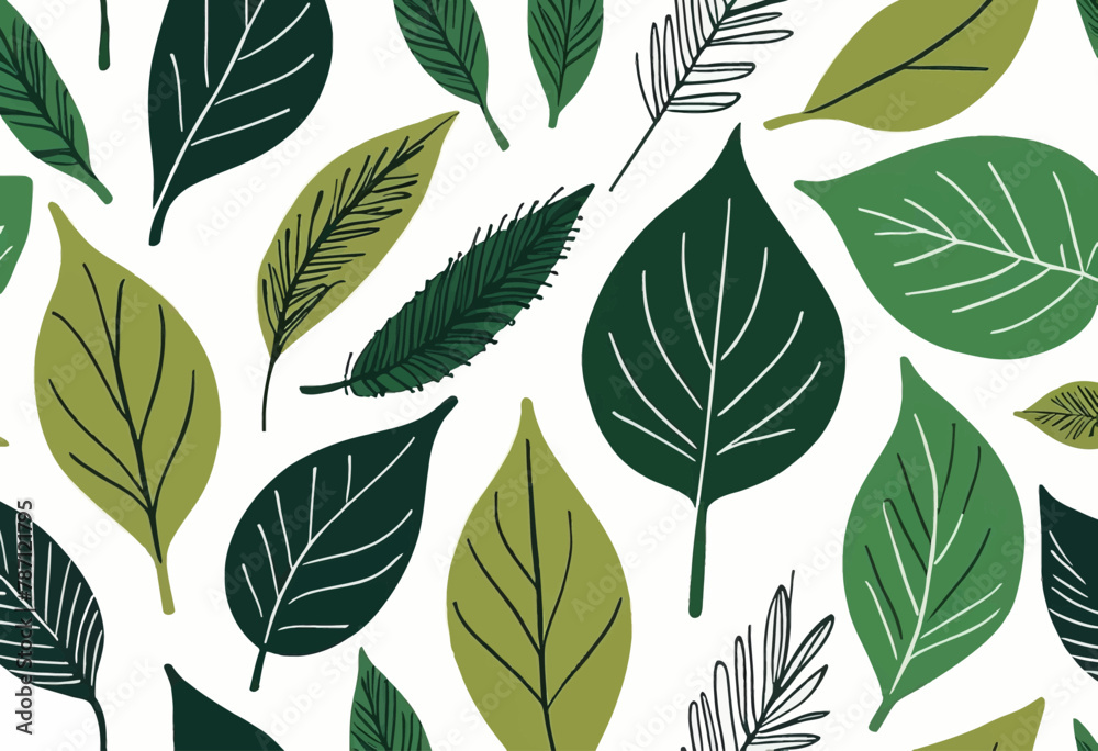 Fototapeta premium Hand Drawn Illustration of Brush Branch, Botanical Floral Silhouette