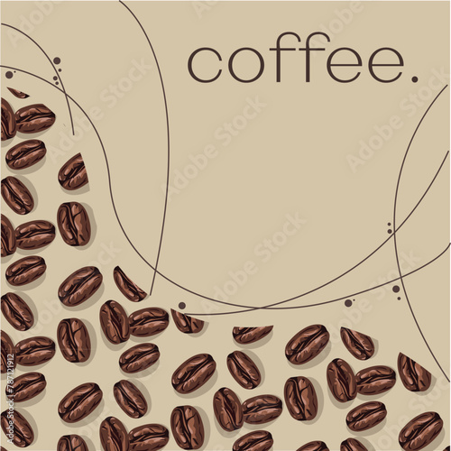 coffee beans background