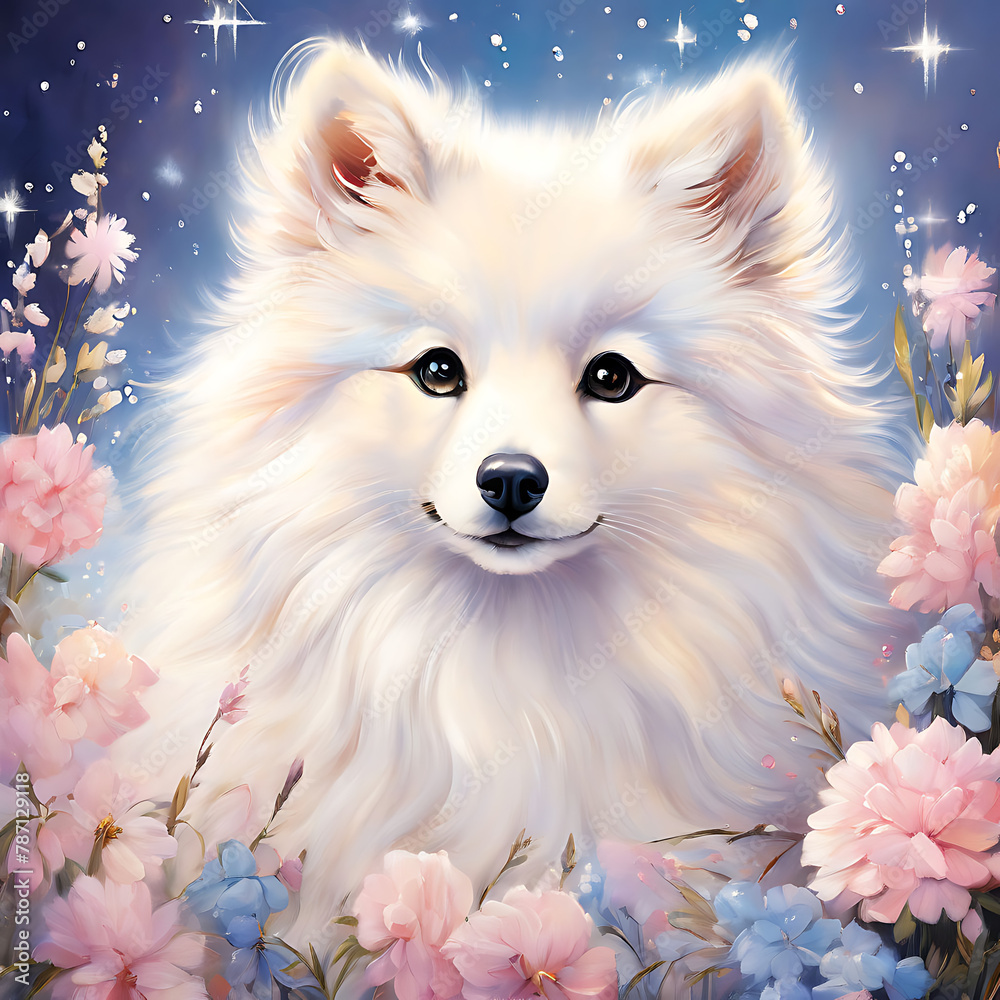 Obraz premium pomeranian spitz puppy