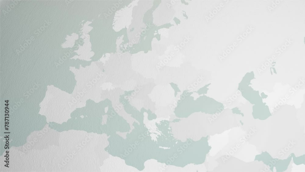 World Map Belgium Zoom in Stylised Spherical White Shades 4K 60 FPS World Map Belgium Zoom in Stylised Spherical White Shades 4K 60 FPS