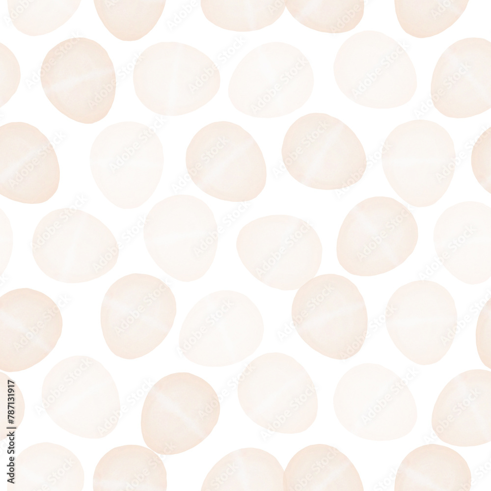 Seamless pattern with easter eggs, hand drawn illustration in watercolor style Seamless pattern with easter eggs, hand drawn illustration in watercolor style