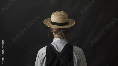 Distinctive attire and modest clothing worn by members of the Amish community