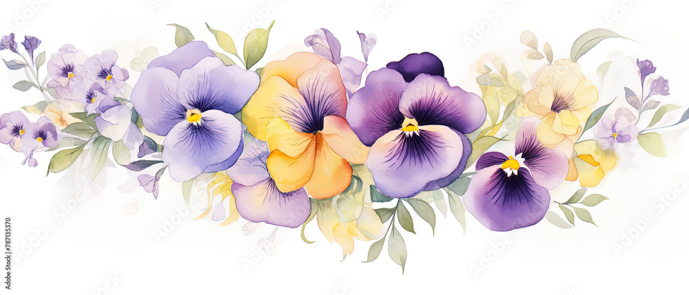 a many different colored flowers on a white background
