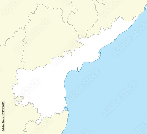 Location map of Andhra Pradesh is a state of India