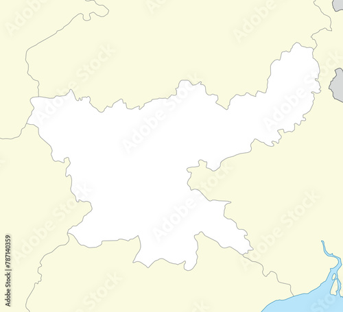 Location map of Jharkhand is a state of India