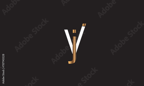 VJ, JV , J ,V, Abstract Letters Logo Monogram