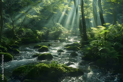 waterfall in the woods