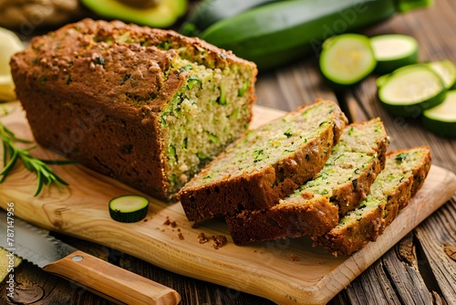 Zucchini bread fresh and delicious homemade baked bread