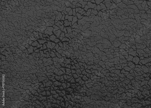 surface of dark cracking paint