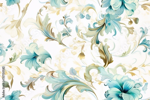 Seamless pattern, abstract art. Watercolor painting, children's wallpaper. Hand drawn plants. Palms, rainforest, leaves, flowers. modern Art. Prints, wallpapers, posters, cards, murals