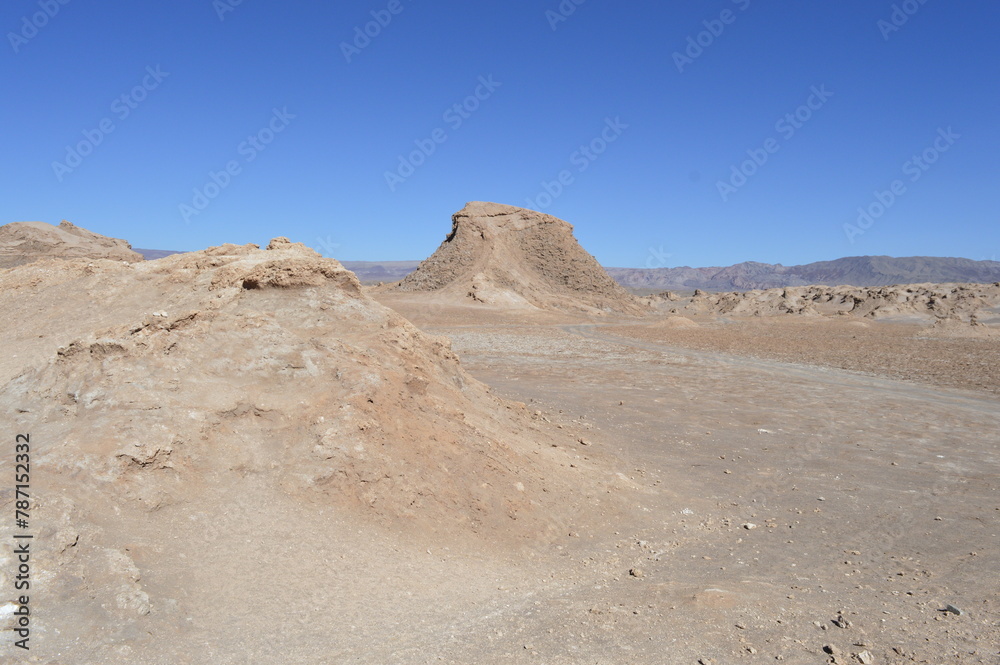 Céu azul no Deserto de Atacama Céu azul no Deserto de Atacama