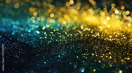 glitter vintage lights background. gold and blue. de-focused ,Bokeh Lights for party, holiday theme, or whatever you want! Very fun. Camera Exploration. Macro. Defocused.

 photo