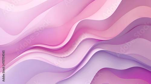 Geometric Pattern With Lines, Wave. Blur Sweet Dreamy Gradient Color Background. For Your Graphic Invitation Card, Poster, Brochure ,purple white background, waves, for desktop, screensaver 