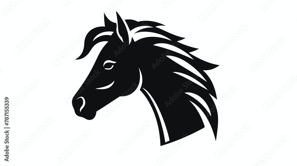 Pony icon or logo isolated sign symbol vector illustration