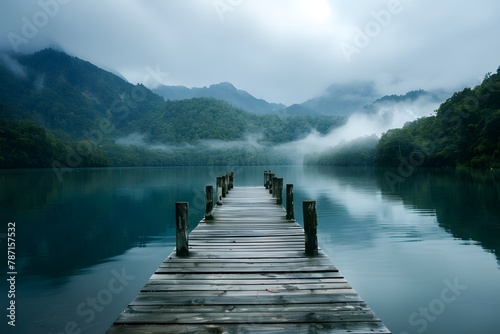 lake in the mountains