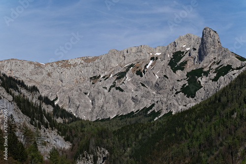 landscape in the austrian mountains