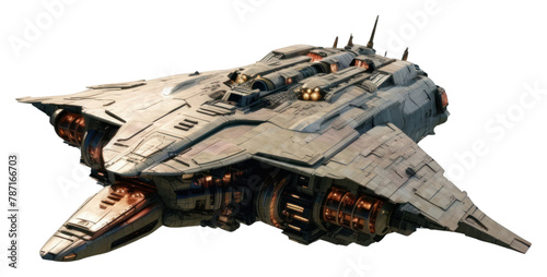 Fototapeta Naklejka Na Ścianę i Meble -  PNG Flying spaceship airplane aircraft vehicle.