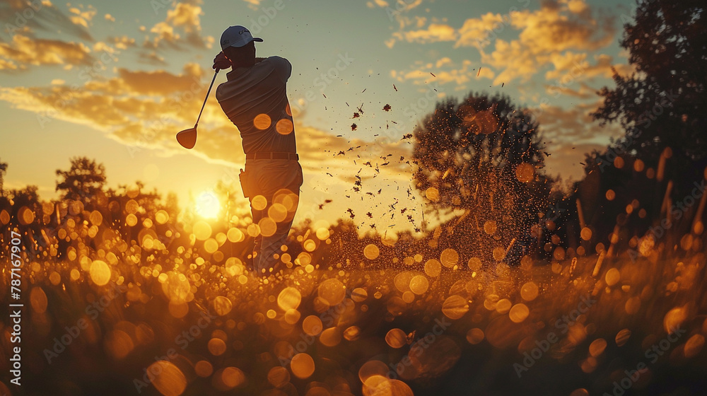 person running in the sunset person running in the sunset