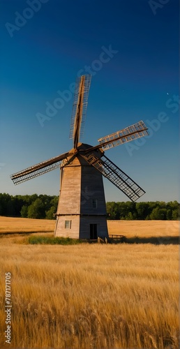 Harvesting the Wind: The Role of Windmills in Agriculture, windmill in the countryside