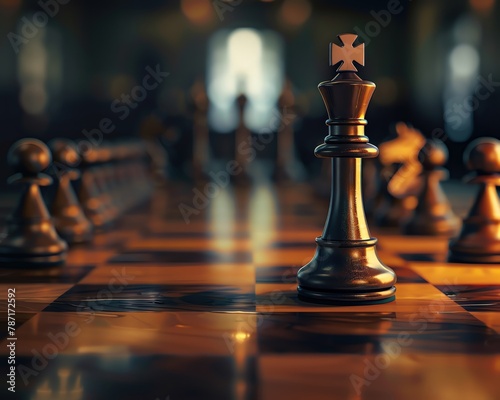 Chess with a morale victory condition In addition to checkmate, introduce alternative victory conditions based on morale, such as capturing a certain number of enemy pieces or controlling strategic lo