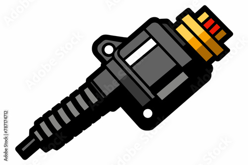 ignition coil vector illustration