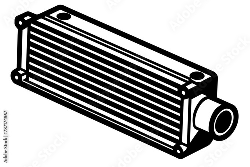 intercooler silhouette illustration