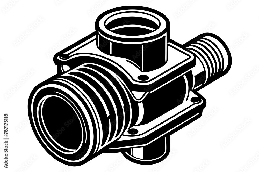 crankcase ventilation silhouette illustration crankcase ventilation silhouette illustration