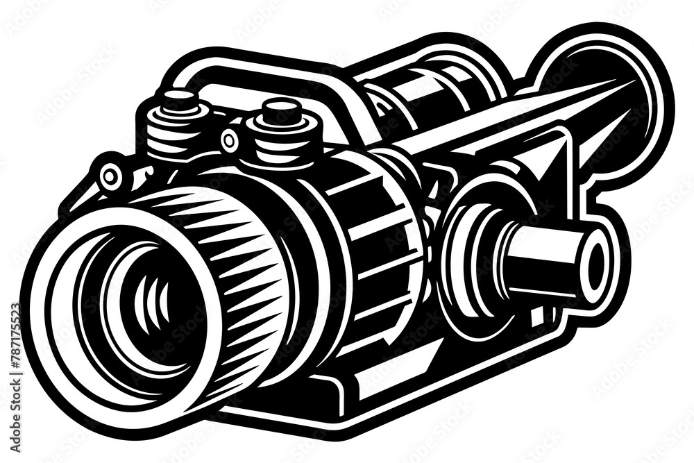 supercharger silhouette illustration supercharger silhouette illustration