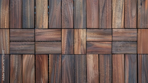 ipe brazilian wood deck tiles, plank checkered style pattern, background photo