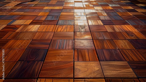 ipe brazilian wood deck tiles, plank checkered style pattern, background photo