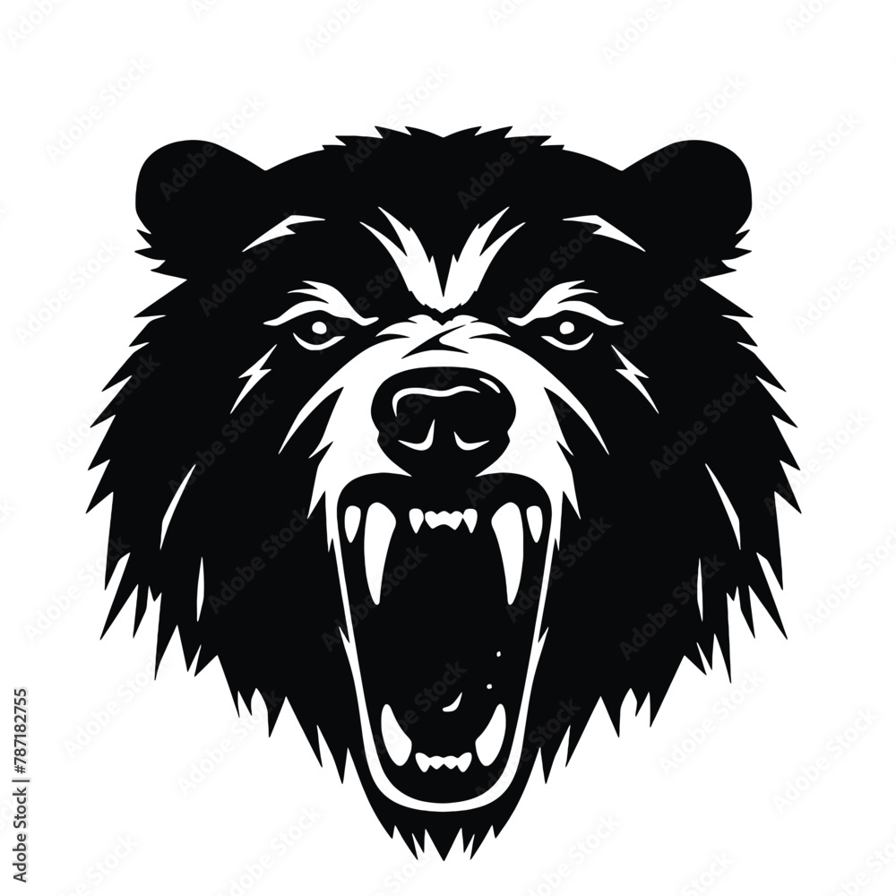 Bear Mascot - Vector Illusrations for T-shirts and Logos Bear Mascot - Vector Illusrations for T-shirts and Logos
